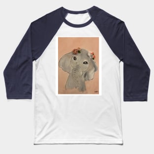 Baby girl elephant Baseball T-Shirt